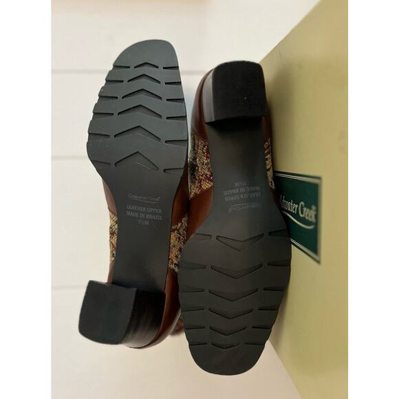 Coldwater Creek Tapestry Leather Ankle Boots Size 7.5 New - Picture 8 of 9